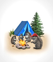 Camping Squirrel