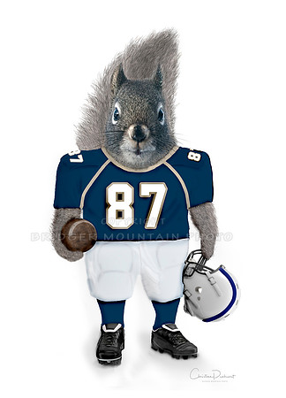 Football Player blue