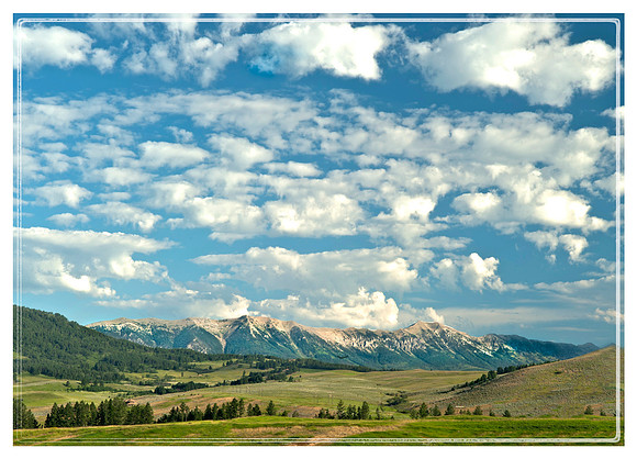 Bridger Mountain Range Summer