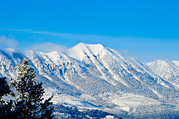 Saddle Peak in the Winter