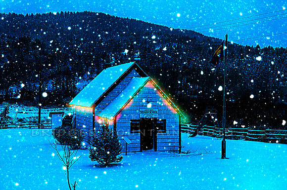 Bridger School in Snow