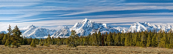 Teton Range in Teton National Park